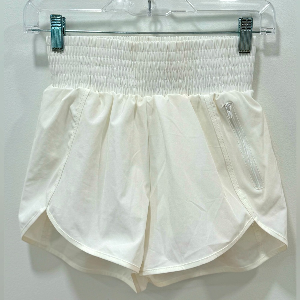 Women’s Athletic Shorts High Waisted, Running Shorts, Pocket Sporty Shorts